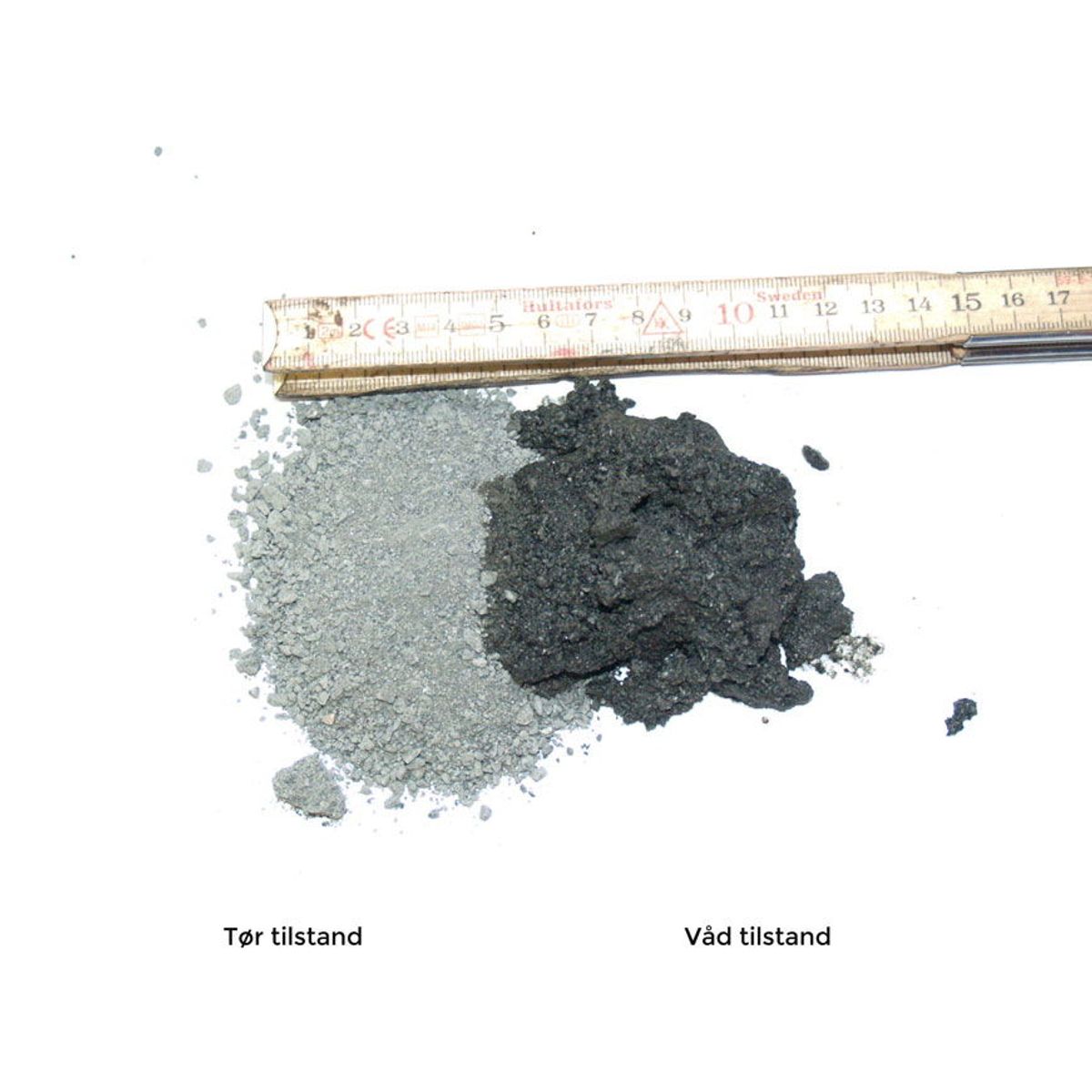 Sort stenmel, 0-2 mm - 48 poser á 15 liter.