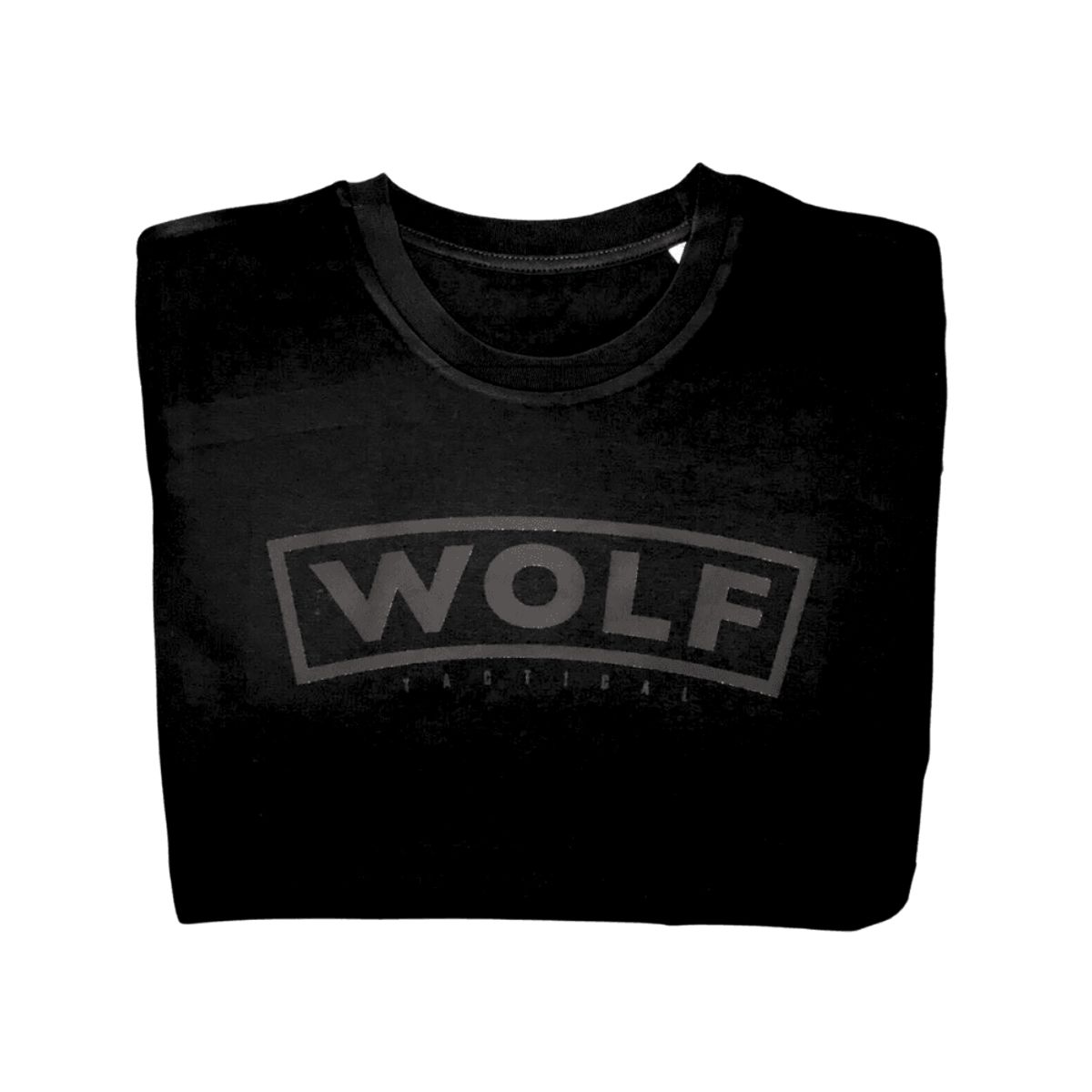 Sort t-shirt | Wolf Ranger Black N' Black - L