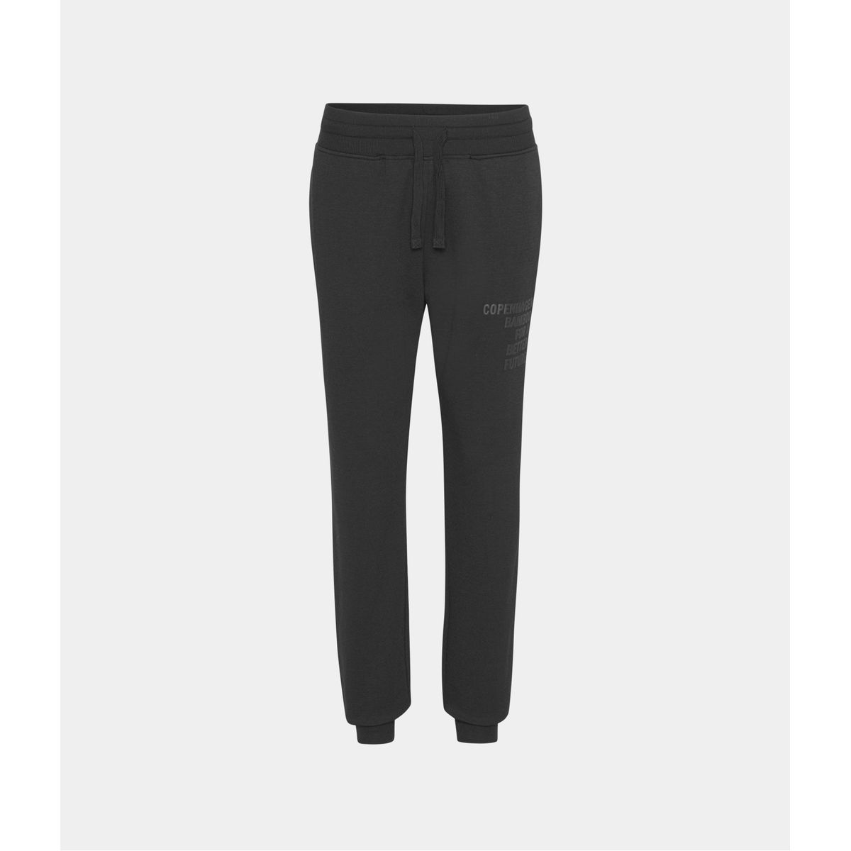 Sorte bambus sweatpants til dame med logo fra Copenhagen Bamboo, XS