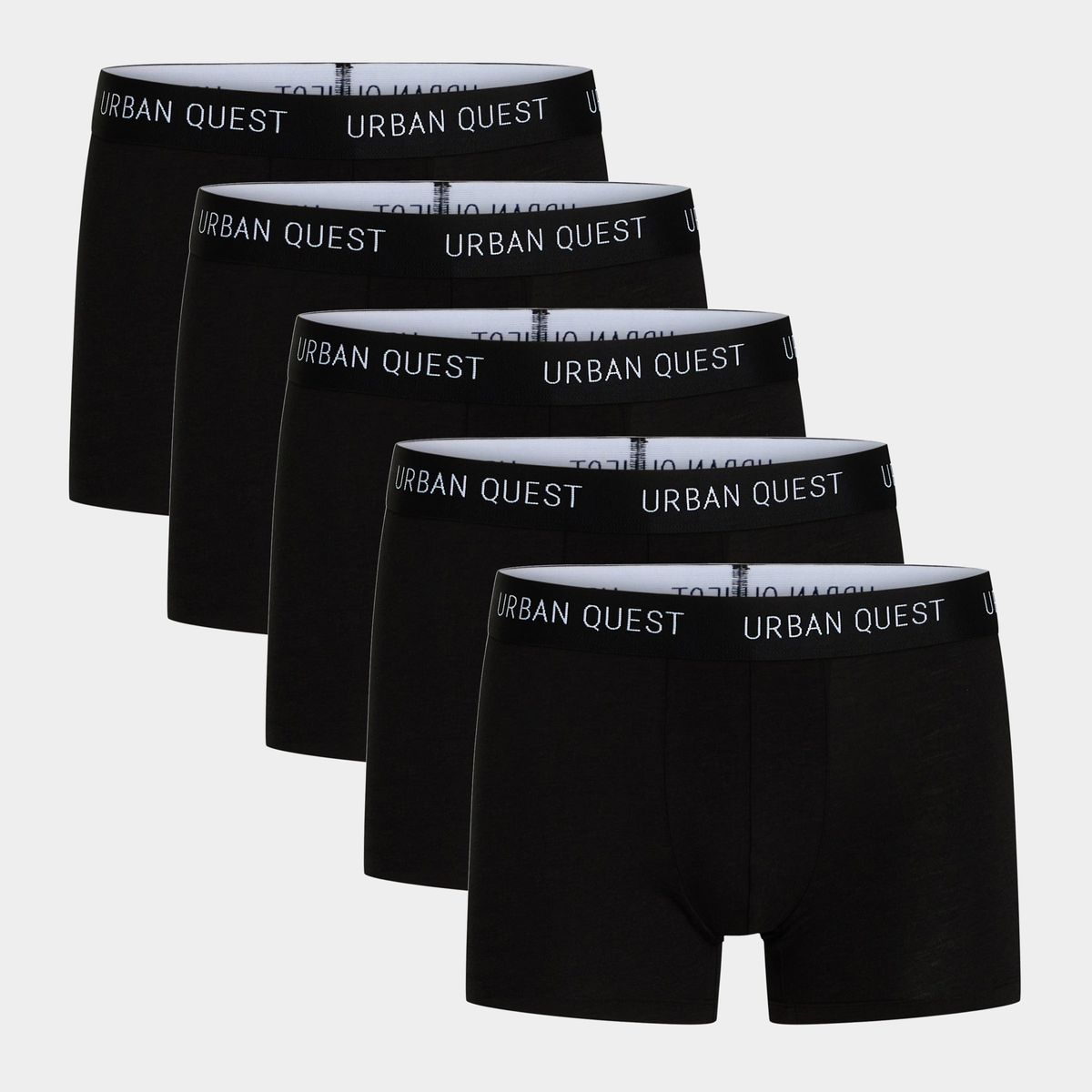 Sorte bambus underbukser - 5 pak fra Urban Quest, XL