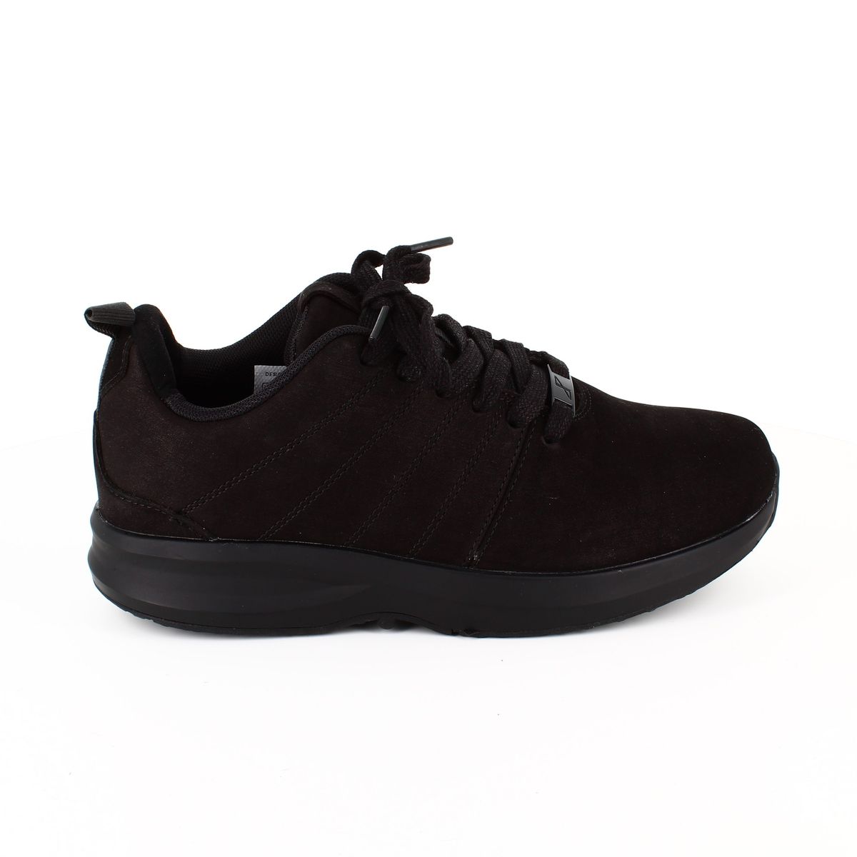 Sorte Gaitline sneakers i nubuch skind - 45