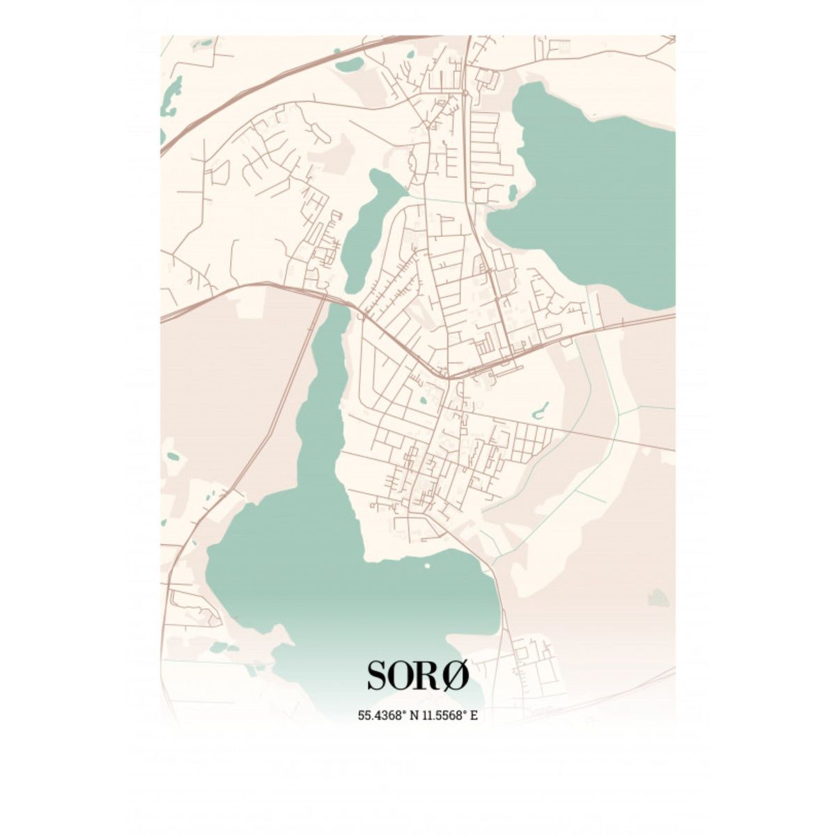 Sorø 35x50 cm (B3)