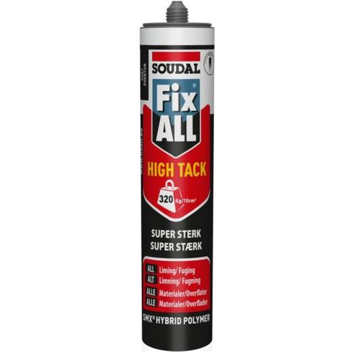 Soudal Fix ALL ® - MS Polymer Fix ALL ® High Tack 290ml Grå