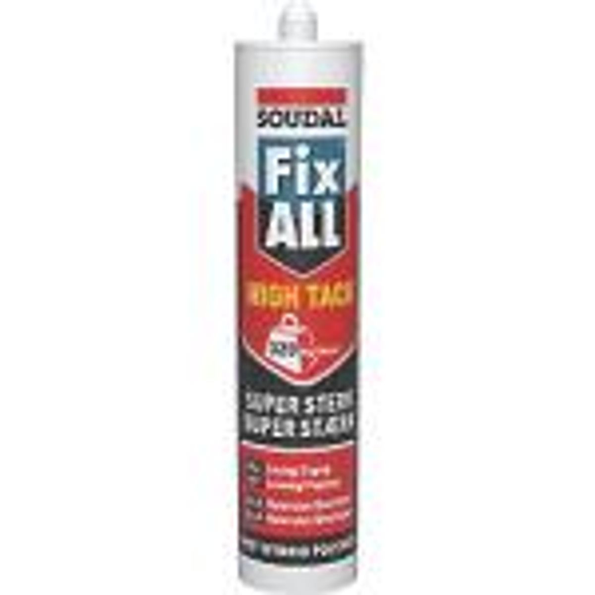 Soudal montagelim 290ml Fix all high tack hvid malbar multifuge/montagelim