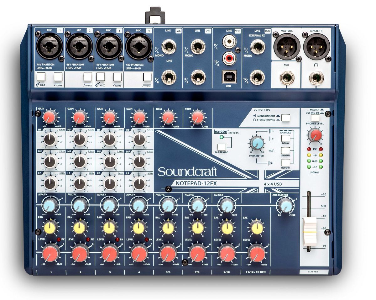 Soundcraft Notepad 12FX Mixer