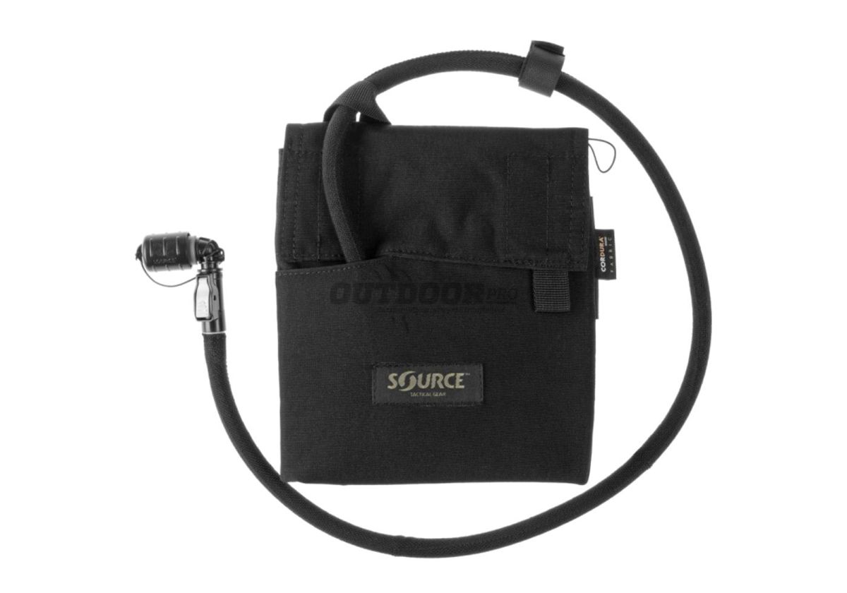 Source Kangaroo 1L Collapsible Canteen with Pouch Black