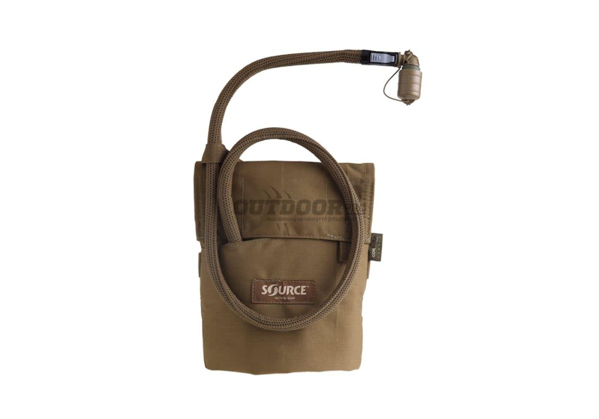 Source Kangaroo 1L Collapsible Canteen with Pouch Coyote