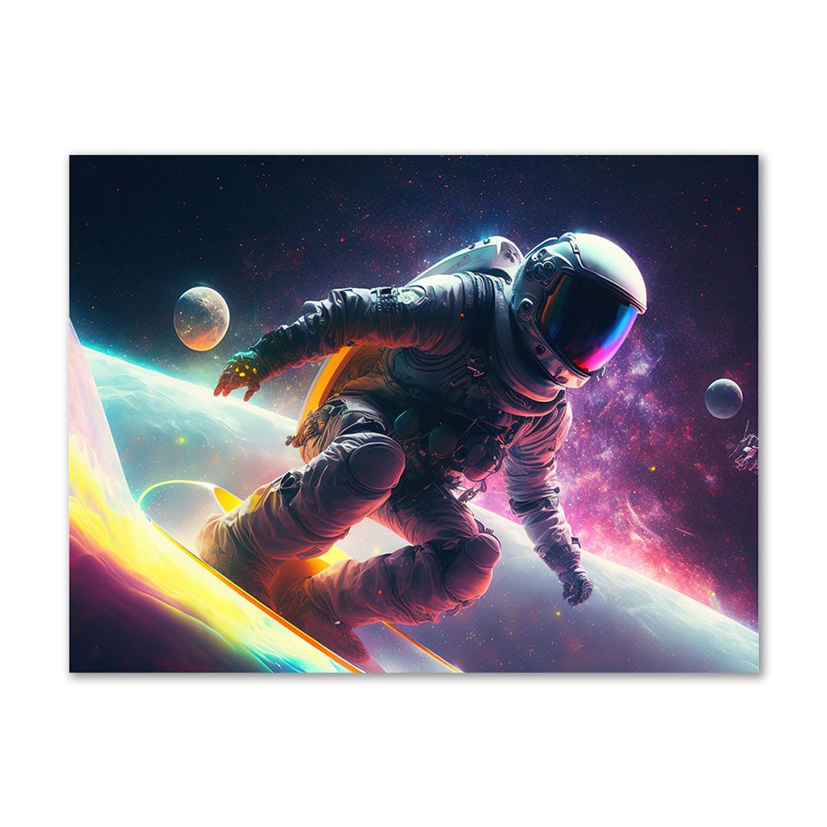 Spaceman Surf - 70x100 cm - Uden svæveramme