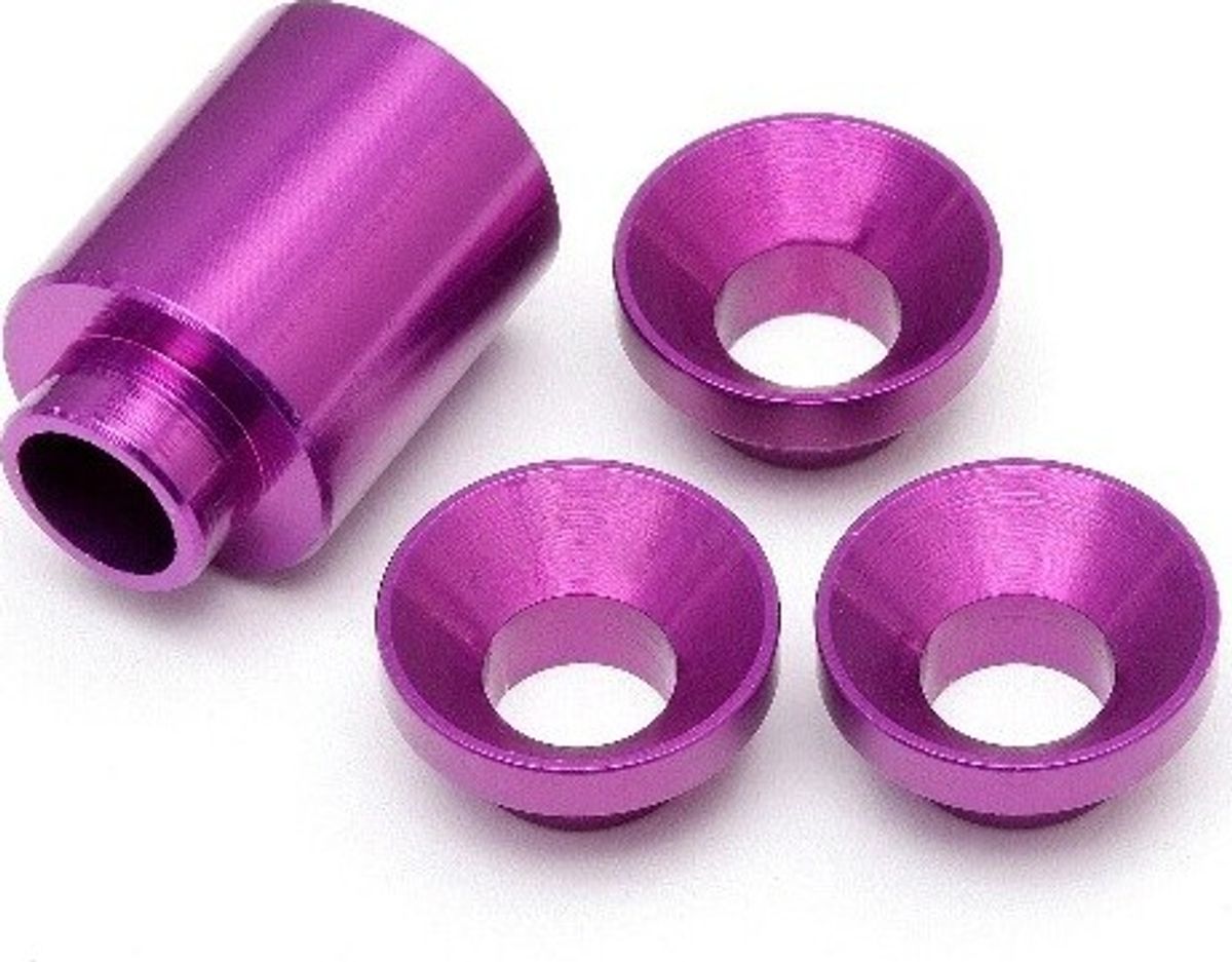 Spacer Set For Clutch Bell Holder (purple) - Hp87459 - Hpi Racing