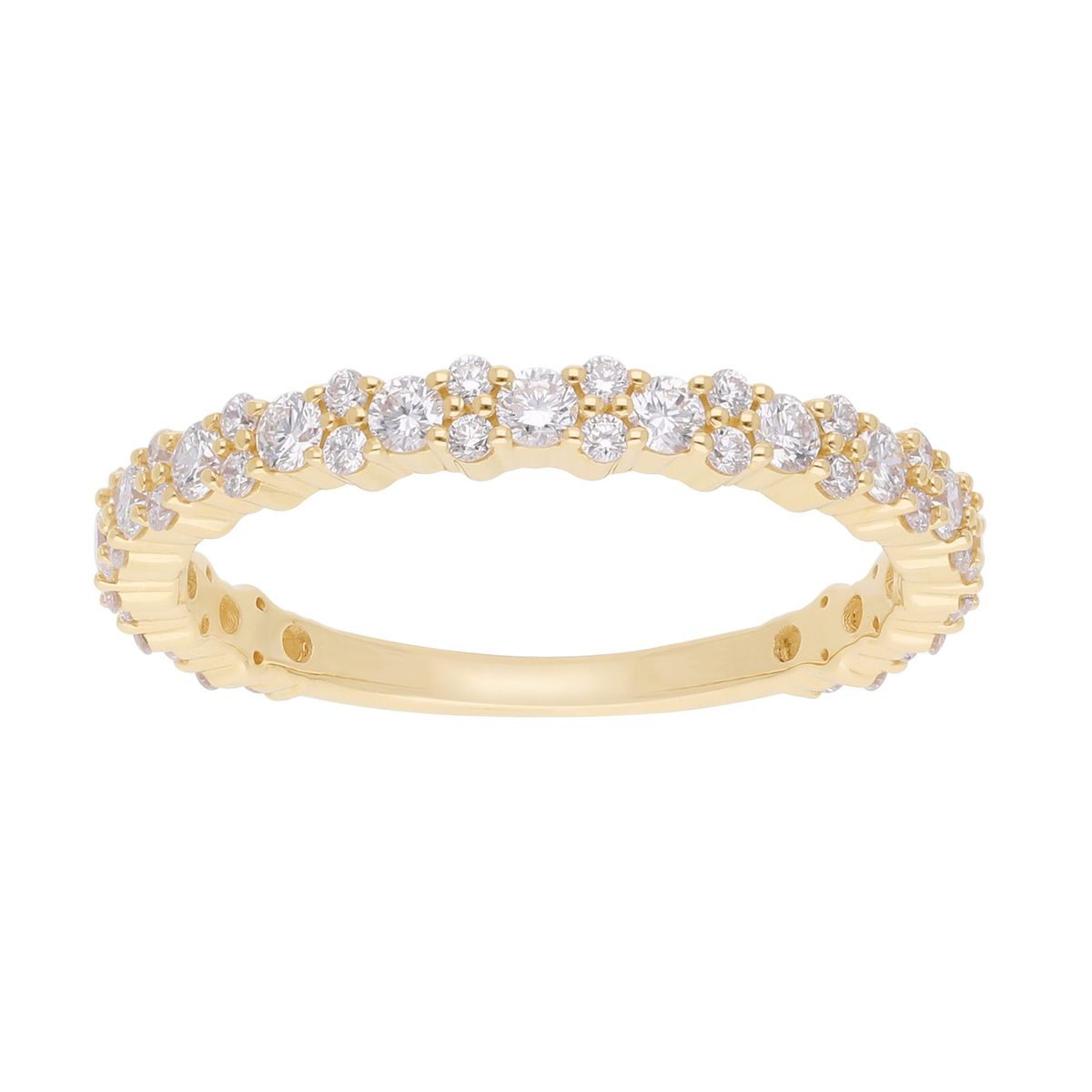 "Sparkle" Alliancering i 14 kt. guld, 0.50 ct. Diamanter - 51