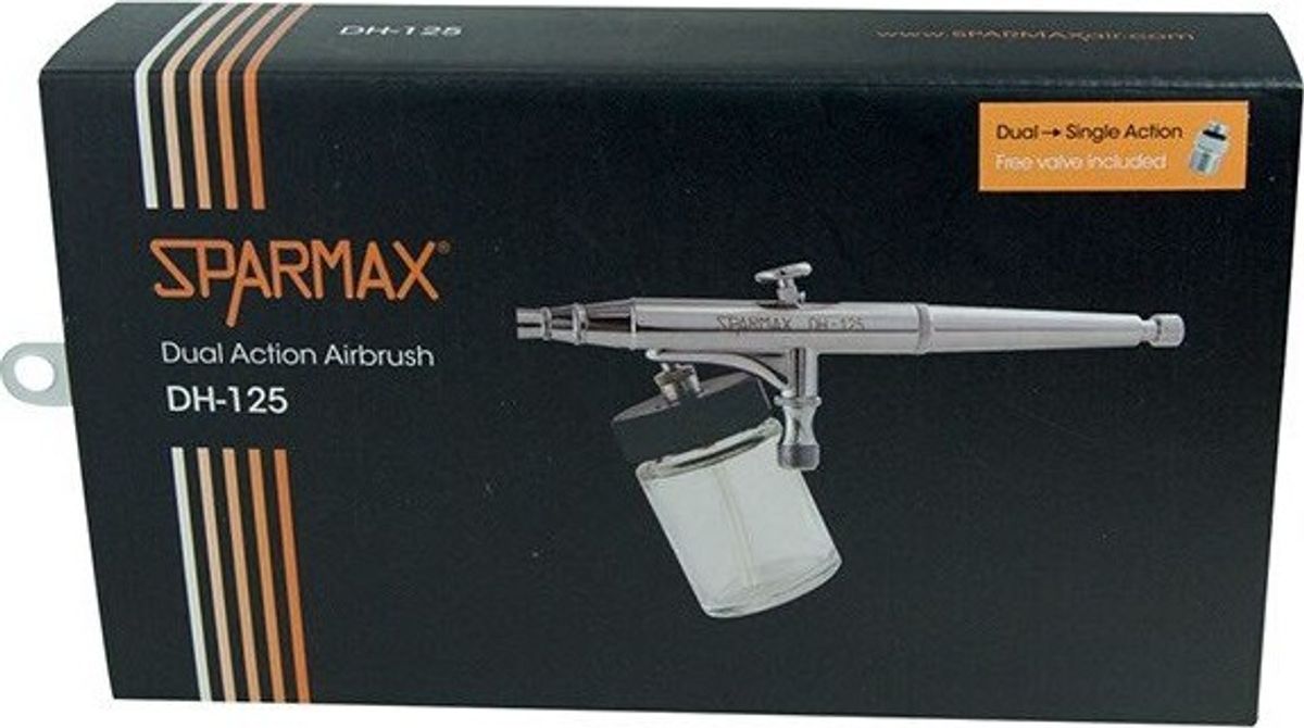 Sparmax Dh-125 - Airbrush Til Hobby - Dual Action - 0,5 Mm