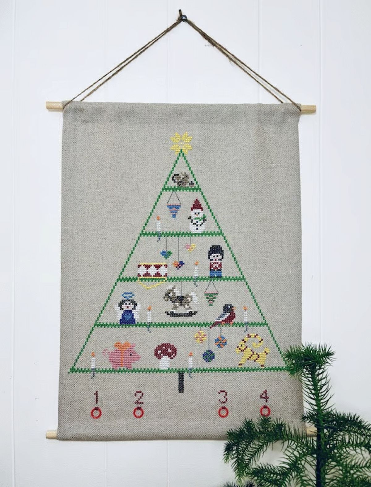 Special christmas tree - ca. 40x56 cm