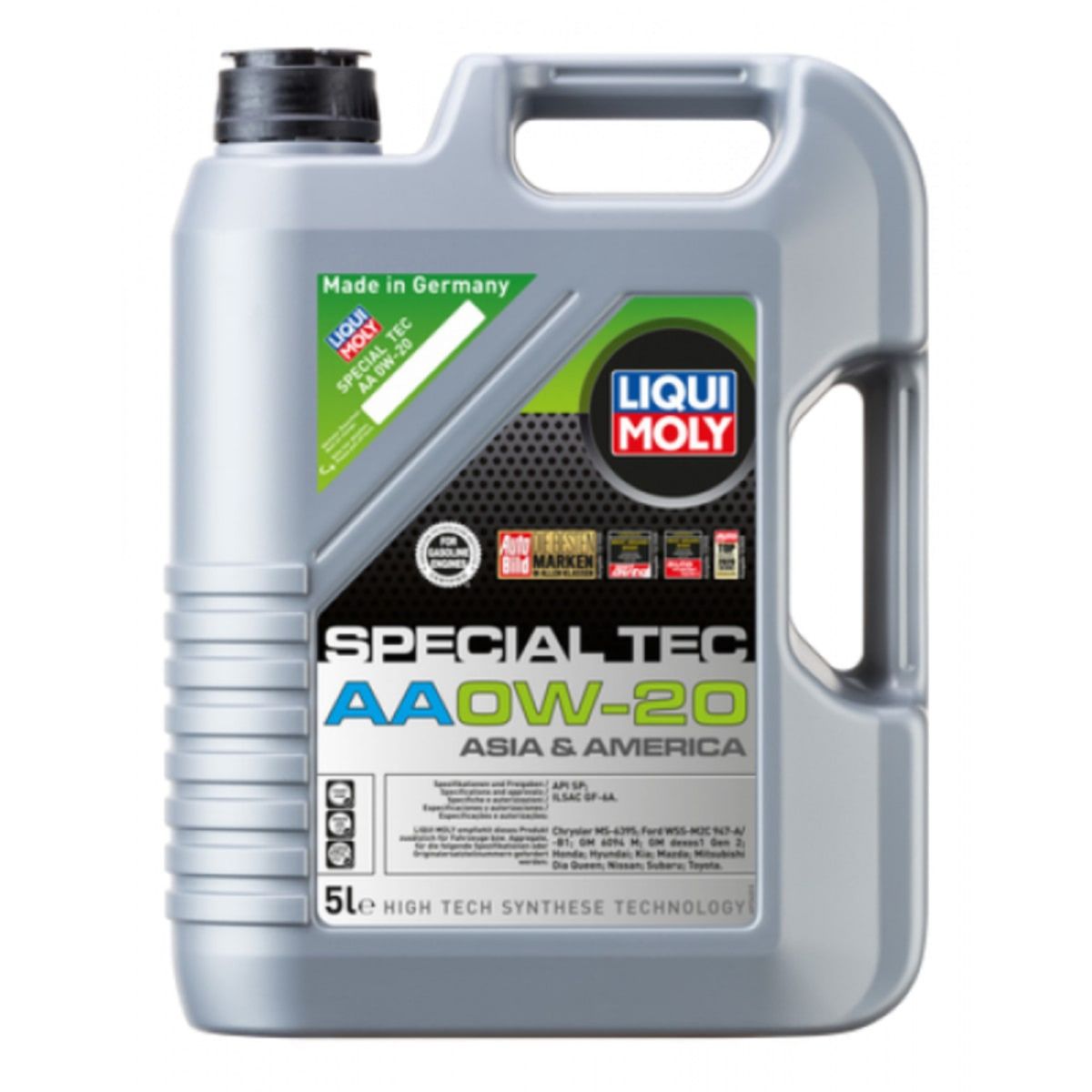 Special Tec AA 0W20 Motorolie fra Liqui Moly, i 5l dunk