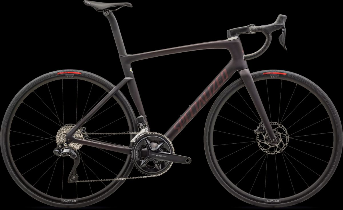 Specialized Tarmac SL7 Comp - Shimano 105 Di2 2024 - Grå/Rød