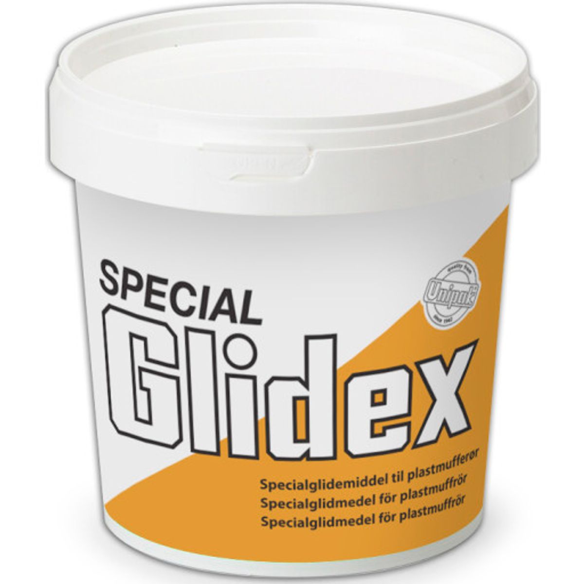 Speciel Glidex sæbebaseret glidemiddel i spand, 1 kg