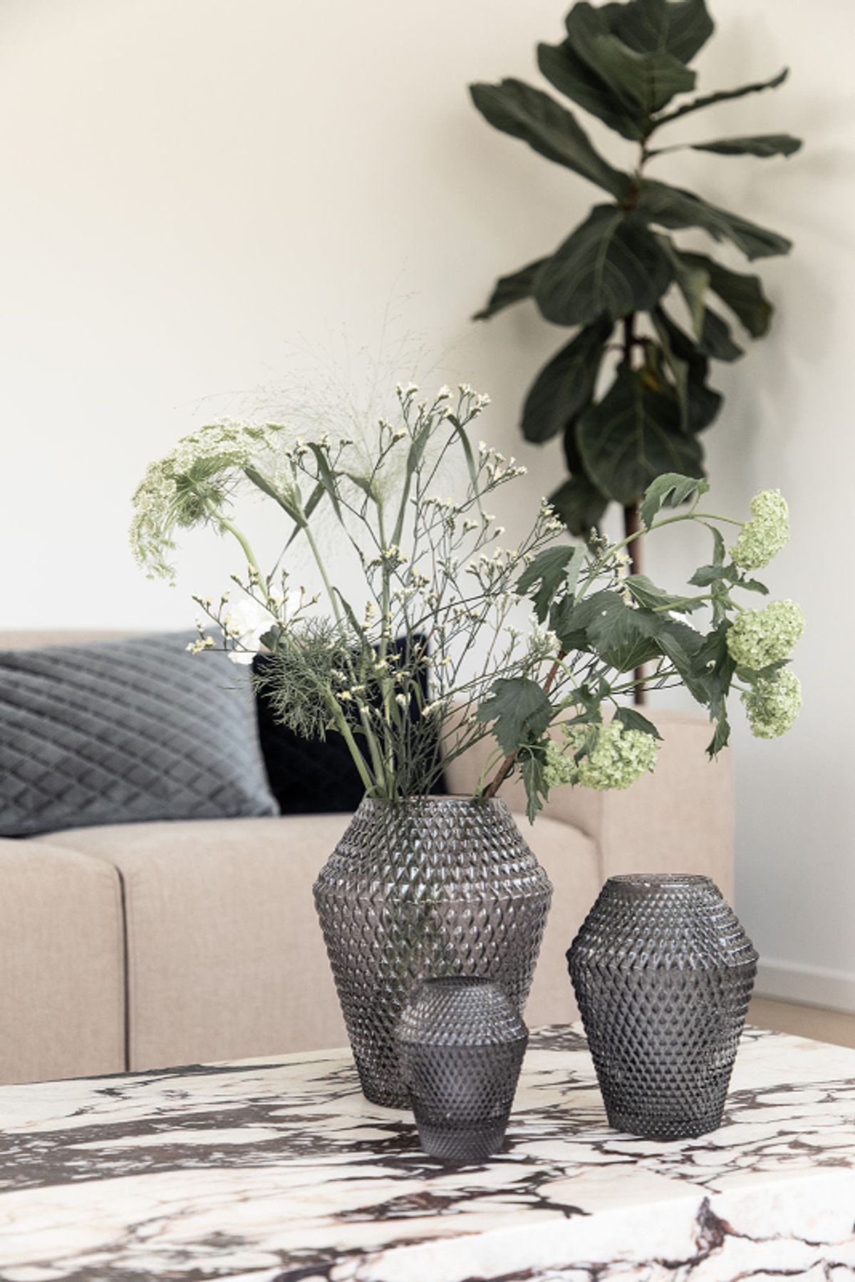 Specktrum - Flow Vase - Light Grey Large