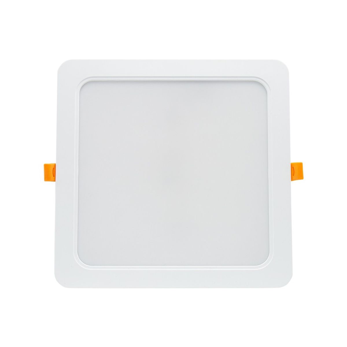 Spectrum 12W LED indbygningspanel - Hul: 12 x 12 cm, Mål: 14,5 x 14,5 cm, 230V, IP54 udendørs - Dæmpbar : Ikke dæmpbar, Kulør : Kold