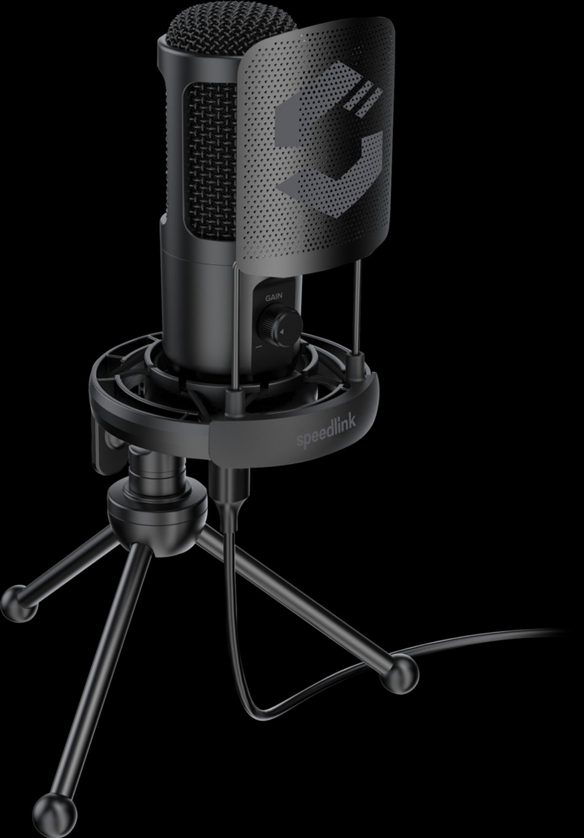 SpeedLink AUDIS PRO Streaming Microphone, black