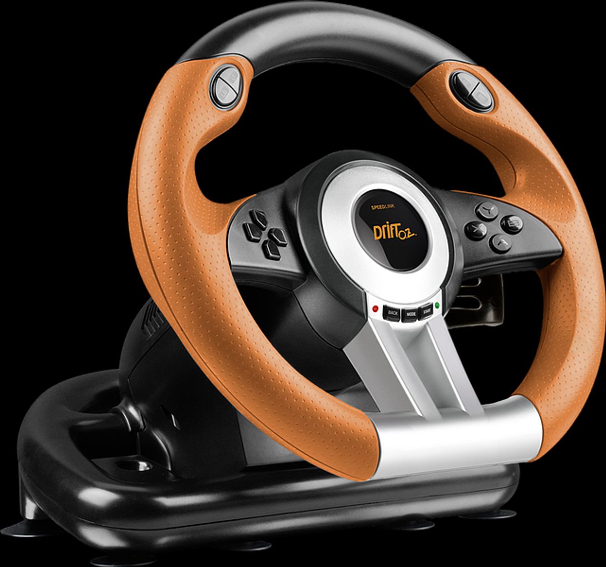 SpeedLink Drift O.Z. Racing Wheel - PC - Sort/Orange