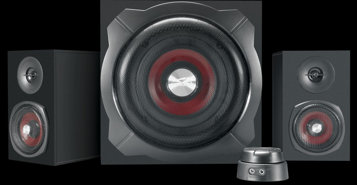 SpeedLink GRAVITY 2.1 Subwoofer System, black