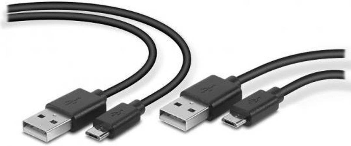 SpeedLink STREAM Play & Charge USB Cable Set - for PS4, black