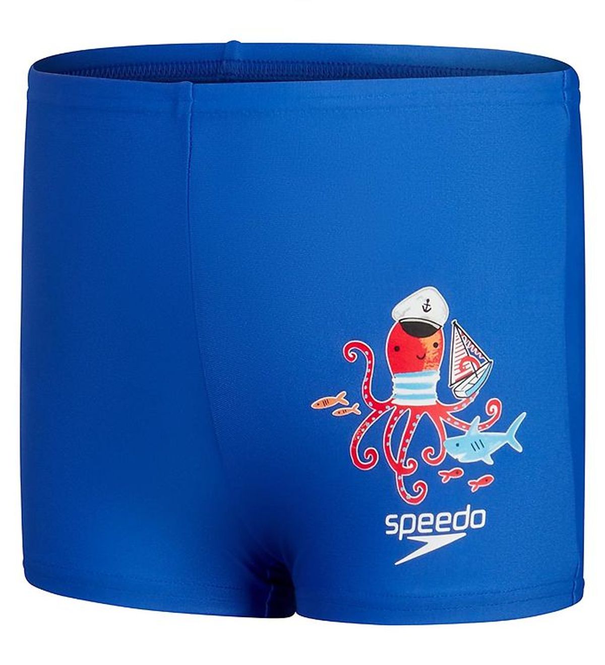 Speedo Badebukser - Boys Printed 13" Aquashort - Blå/Rød