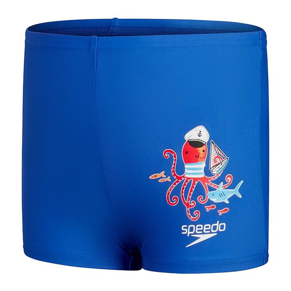 Speedo Badebukser - Boys Printed 13" Aquashort - Blå/Rød