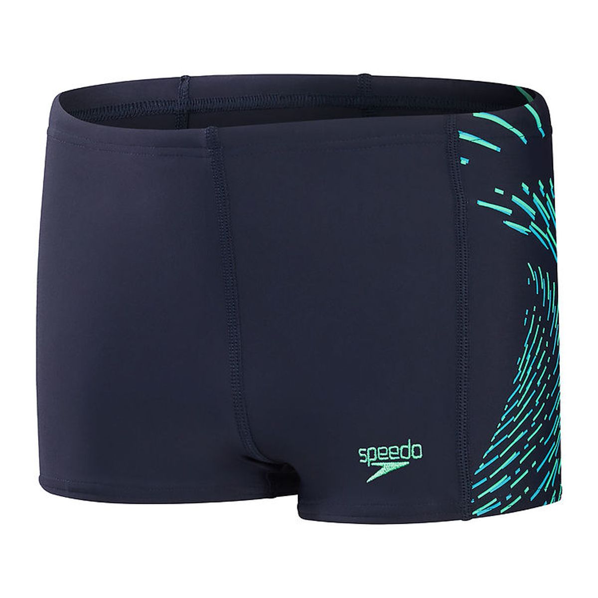 Speedo Badebukser - Plastisol Placement Aquashorts - Navy/Grøn