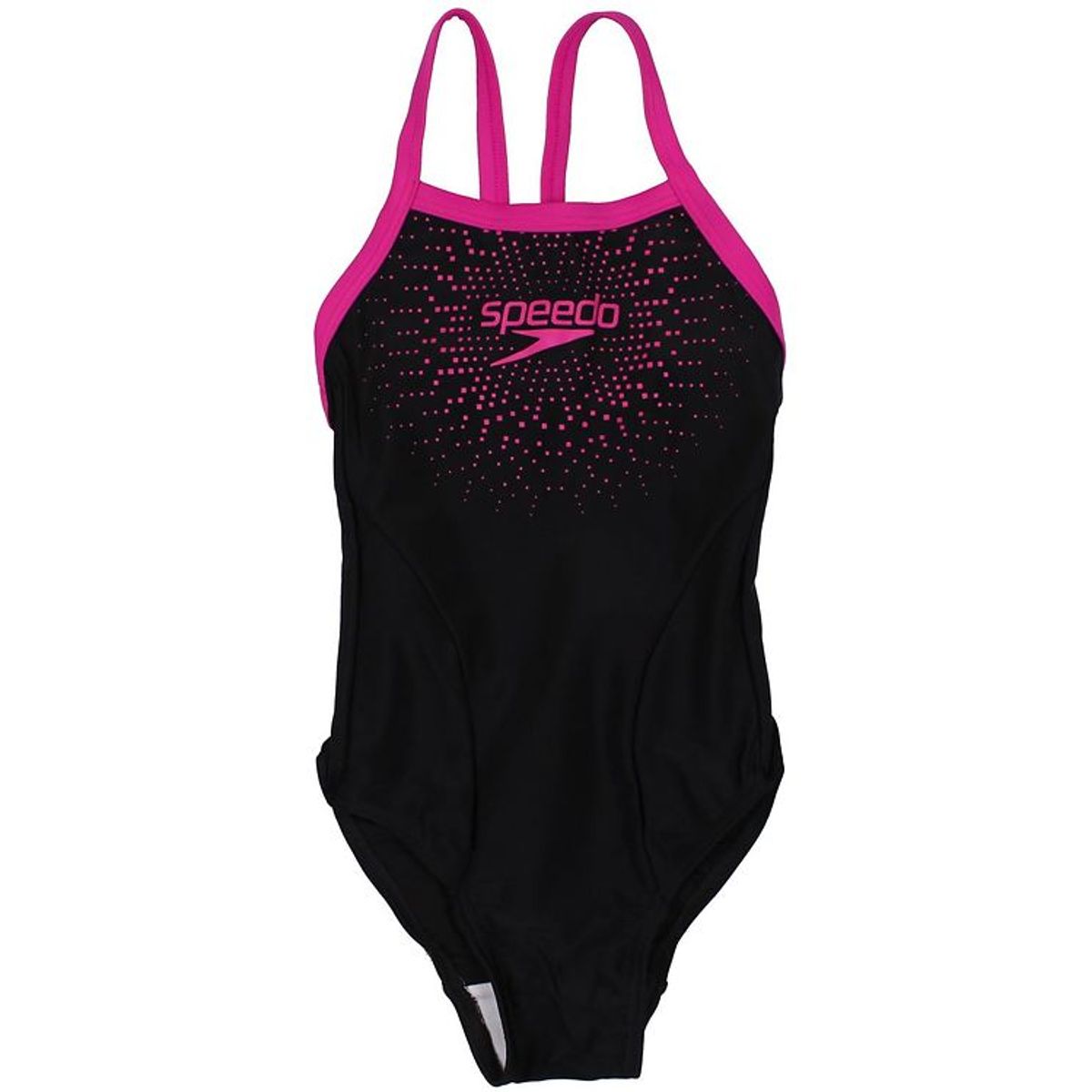 Speedo Badedragt - UV50+ - Sort m. Pink