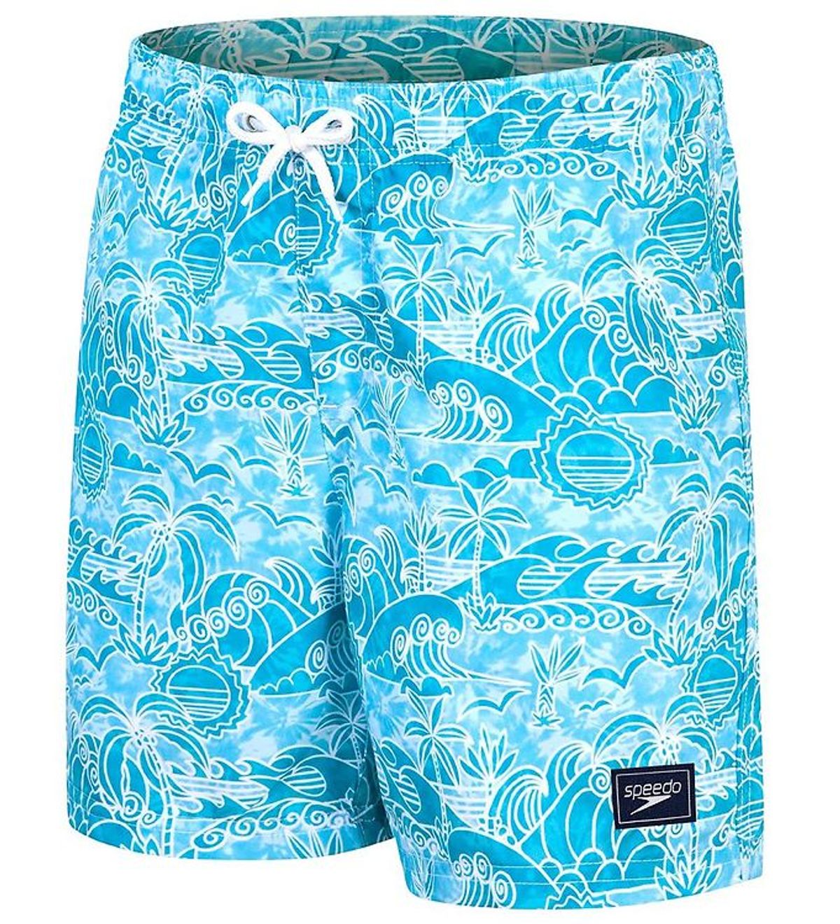 Speedo Badeshorts - Printed - Blå