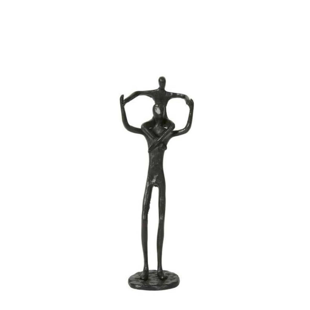 Speedtsberg FIGUR MAND MED BARN 26CM METAL