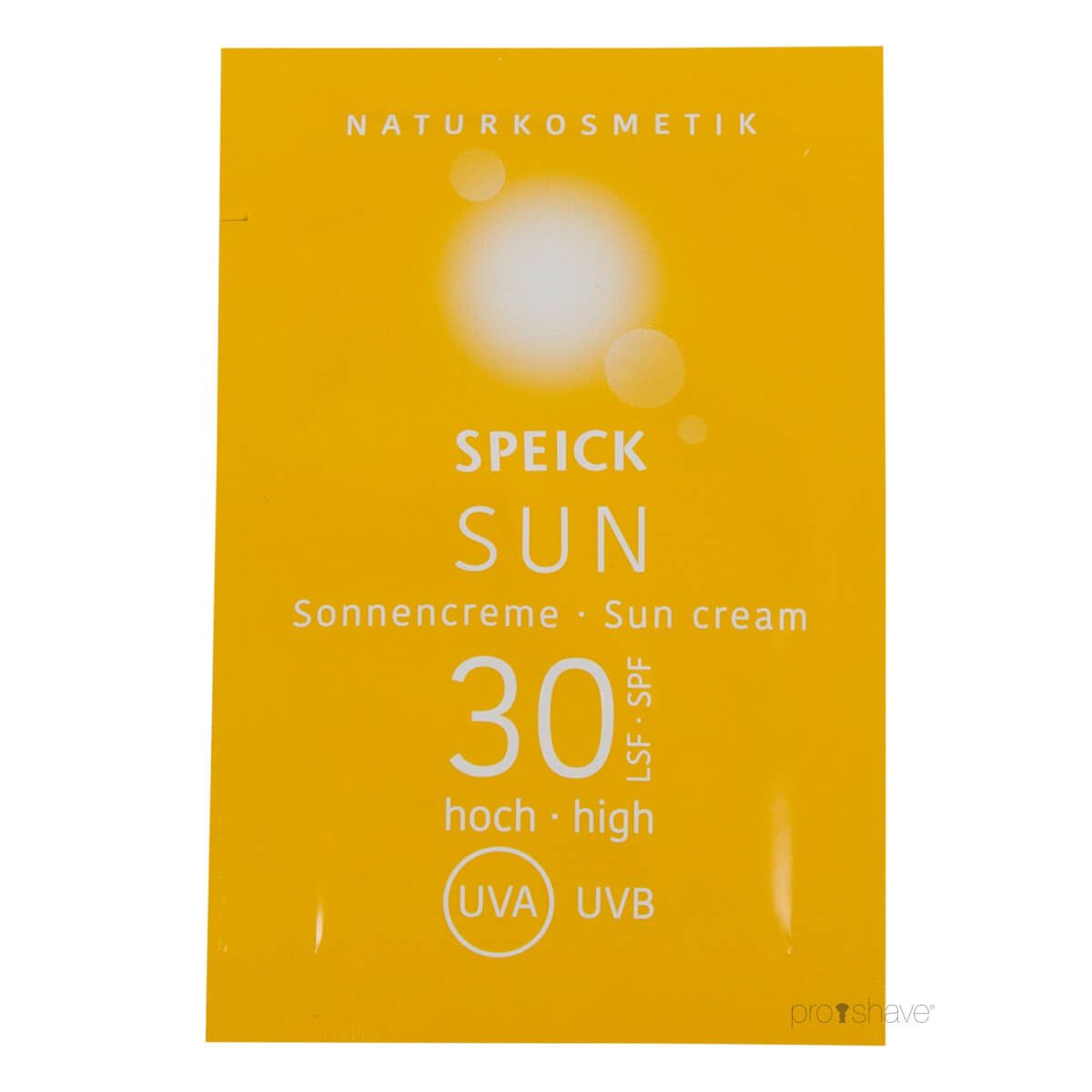 Speick Sun Cream, SPF 30, Sample, 2 ml.