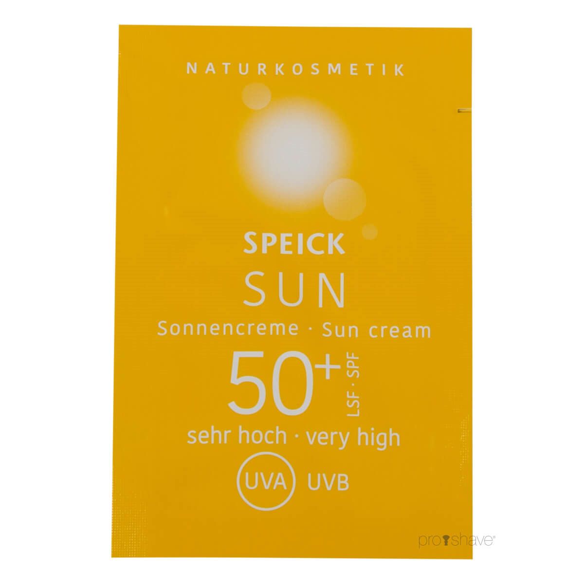 Speick Sun cream, SPF 50+, Sample, 2 ml.