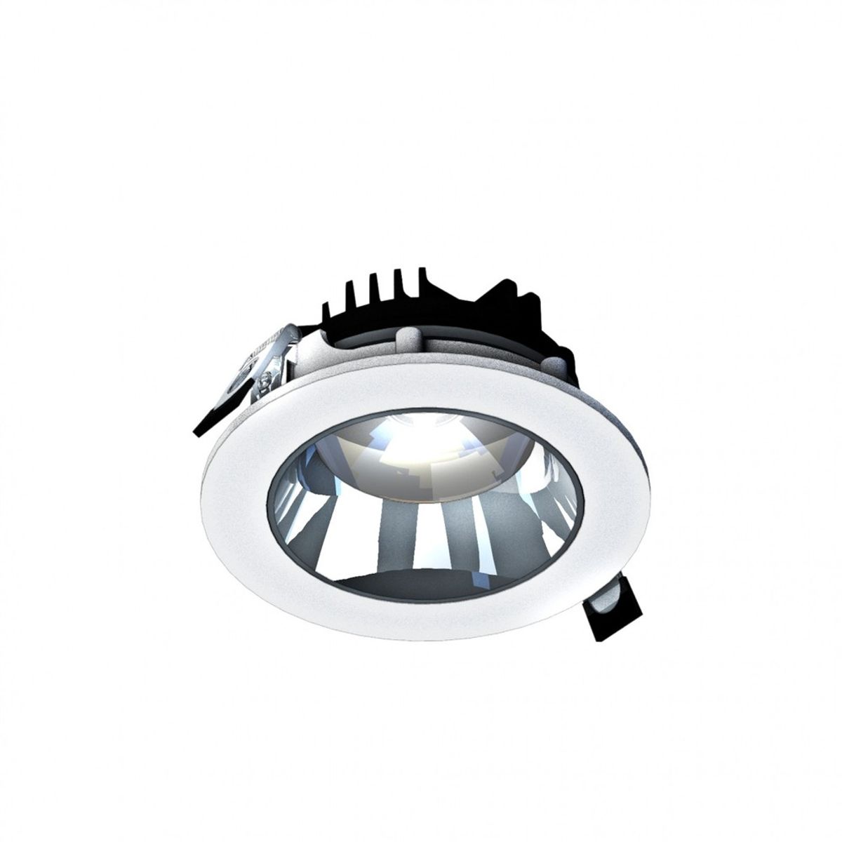 Spejl - Model M - Nedsænket downlight, justerbar retning 14W 30 ° 130x58 mm hvid uden lyskilde