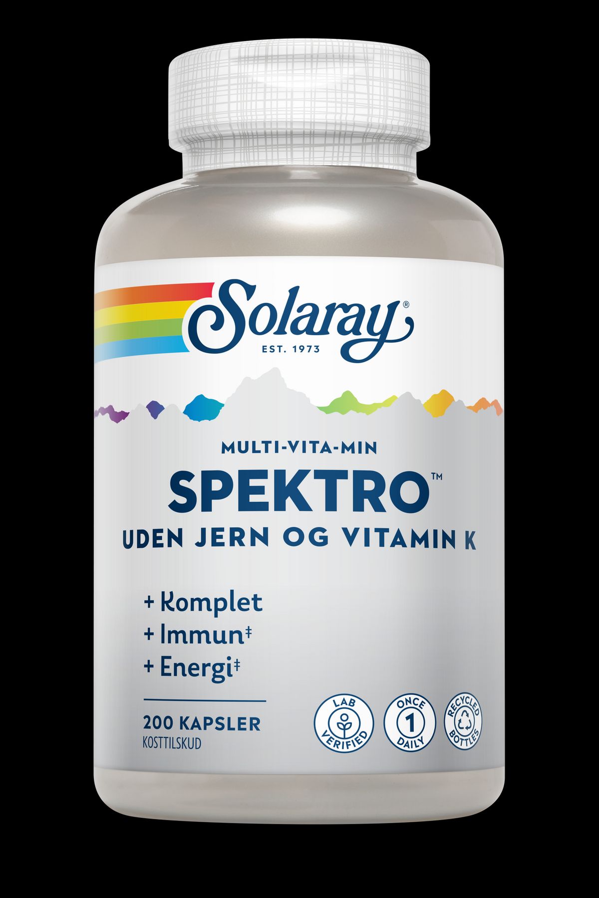 Spektro uden jern og Vitamin K - 200 kapsler.