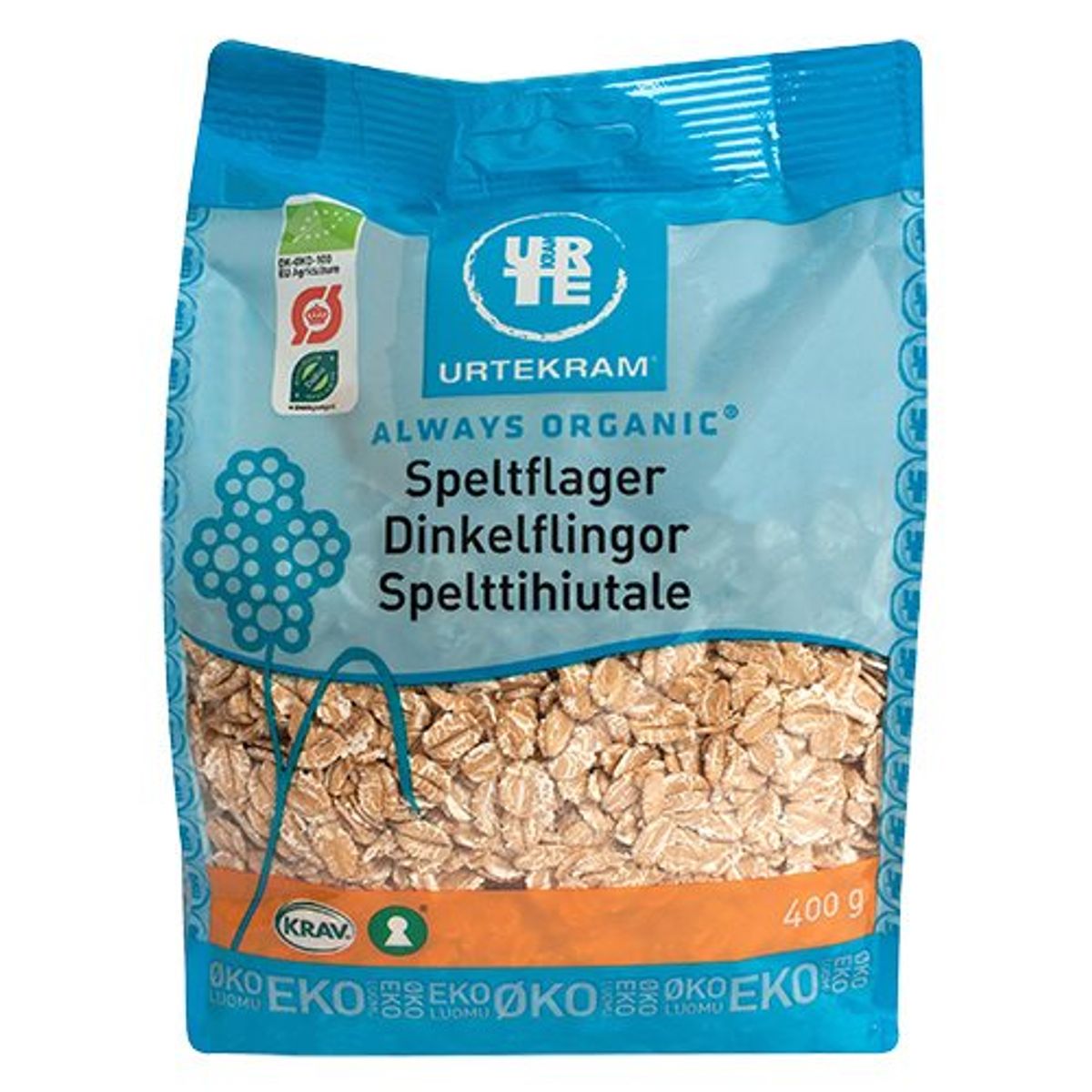 Spelt flager Ø, 400g.