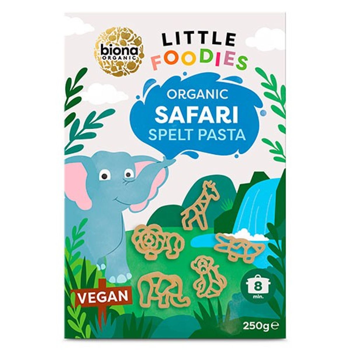 Speltpasta Safaridyr Økologisk - 250 gram - Biona Organic