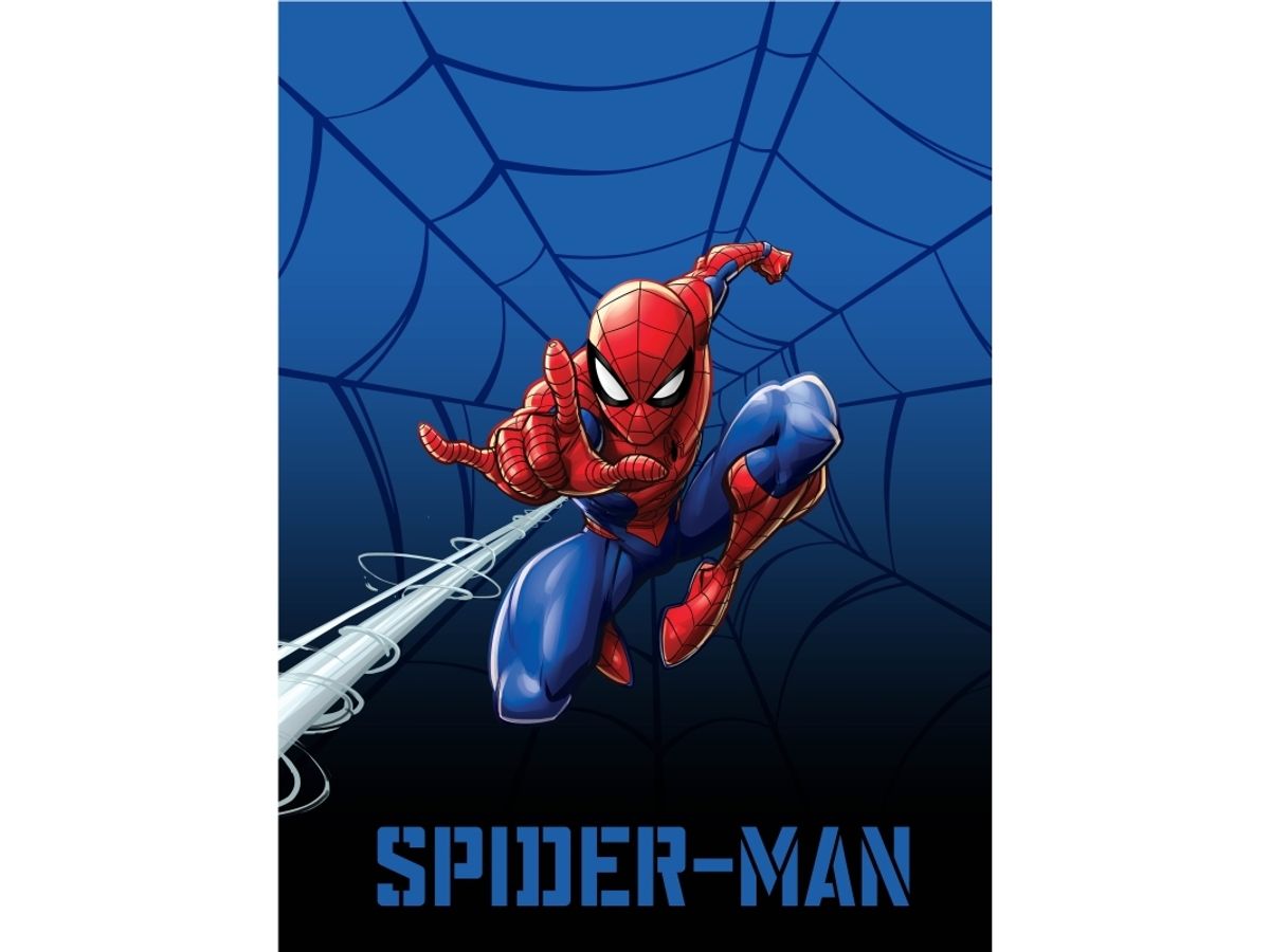 Spider-Man Coral Fleece Tæppe - 150 X 200 Cm