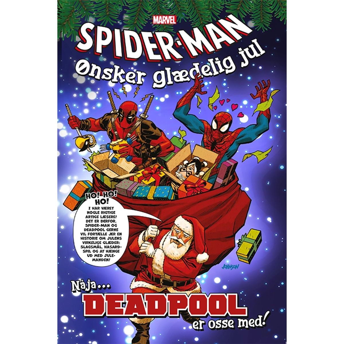 Spider-Man ønsker glædelig jul