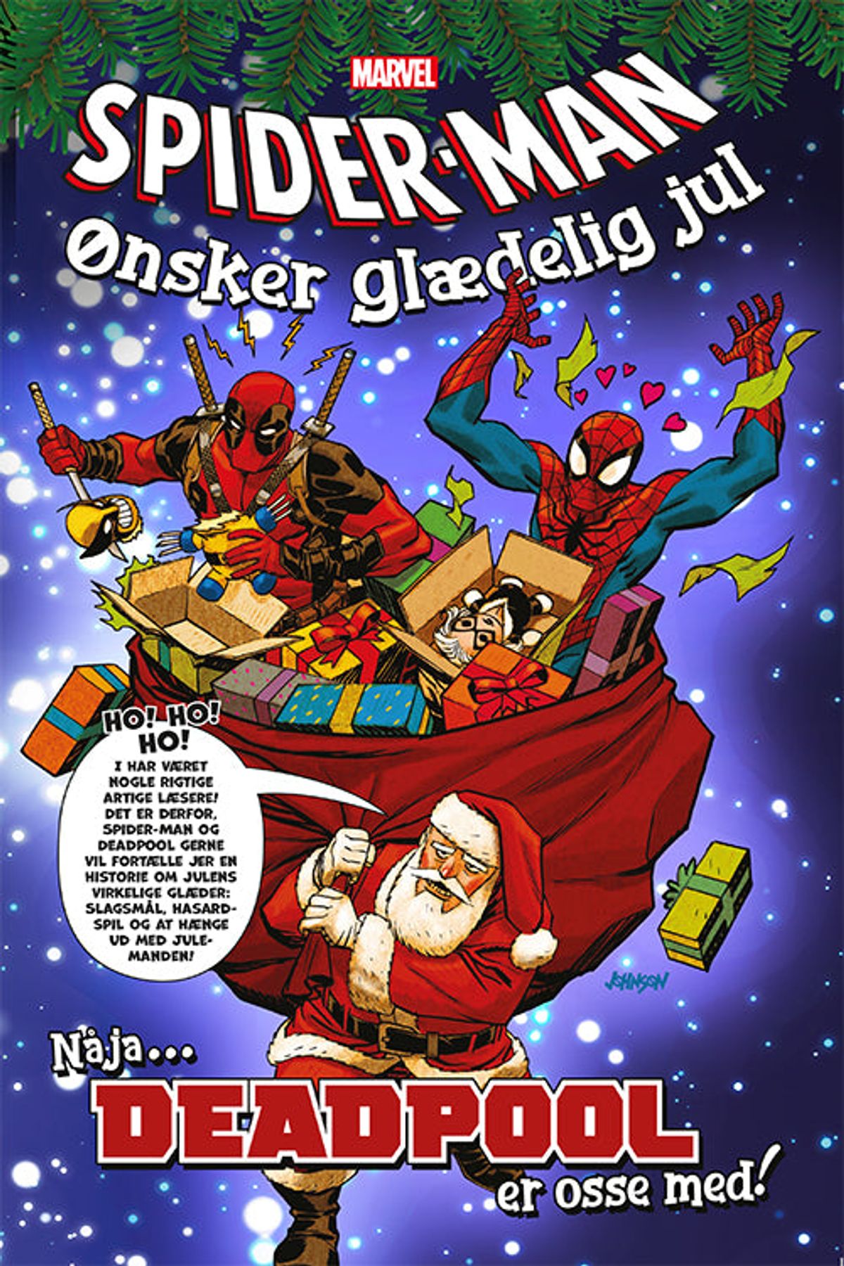 Spider-Man ønsker glædelig jul