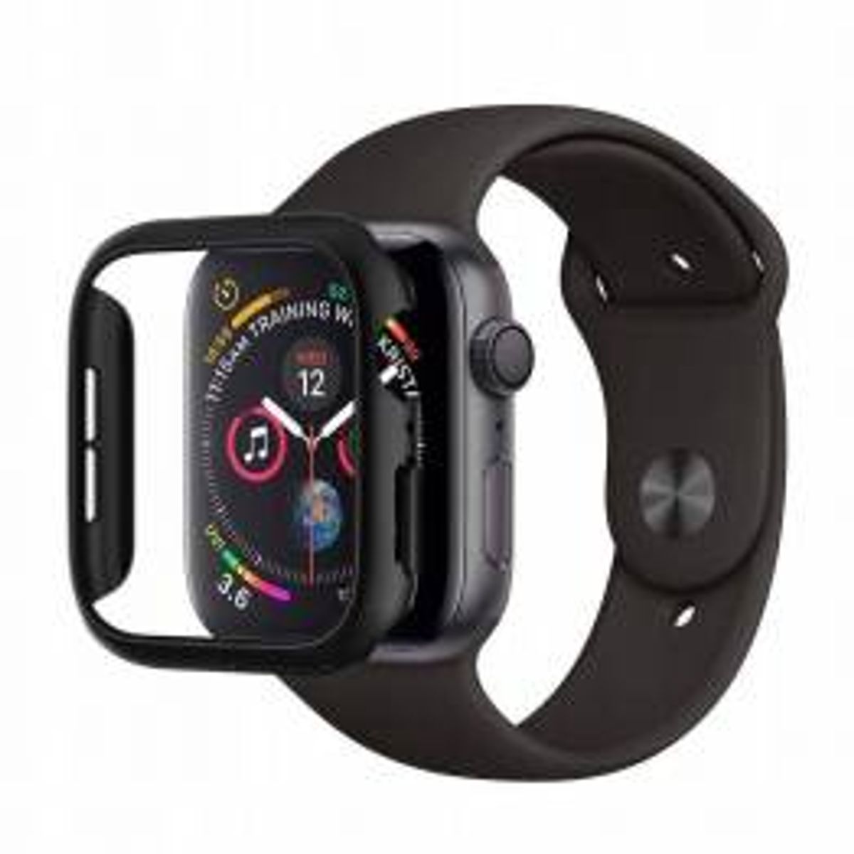 Spigen Apple Watch Thin Fit cover 4/5/6/SE 44mm - Sort