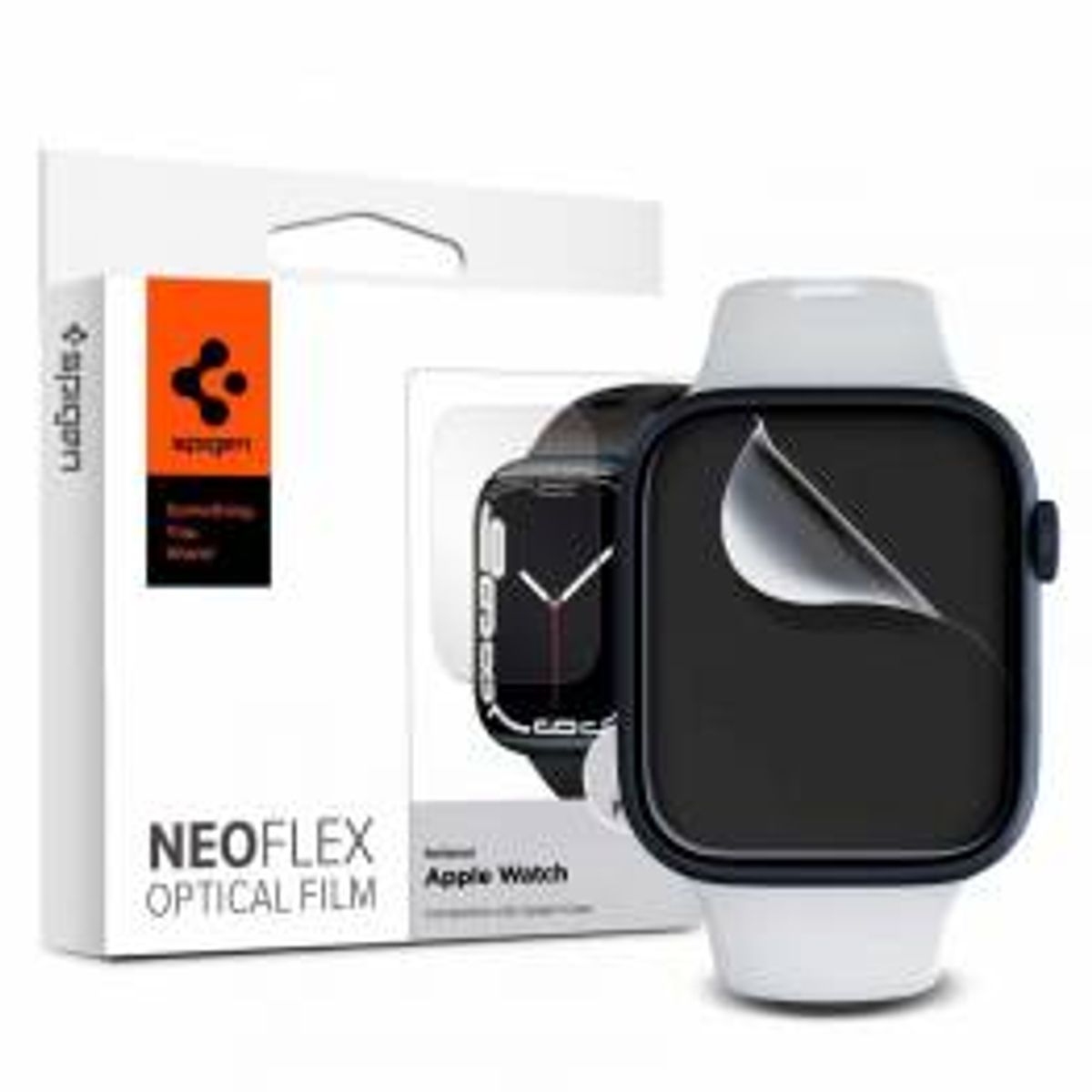 Spigen NeoFlex beskyttelsesfilm til Apple Watch - 45mm - 3-pak