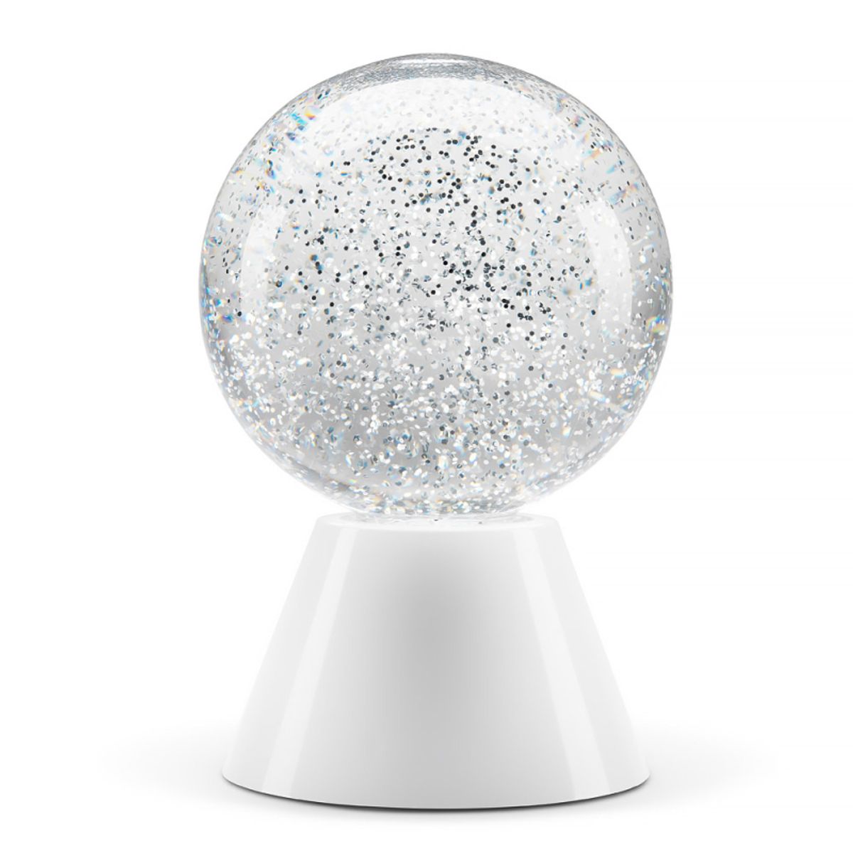 Spinning Glitter Globe Lampe - Farveskiftende