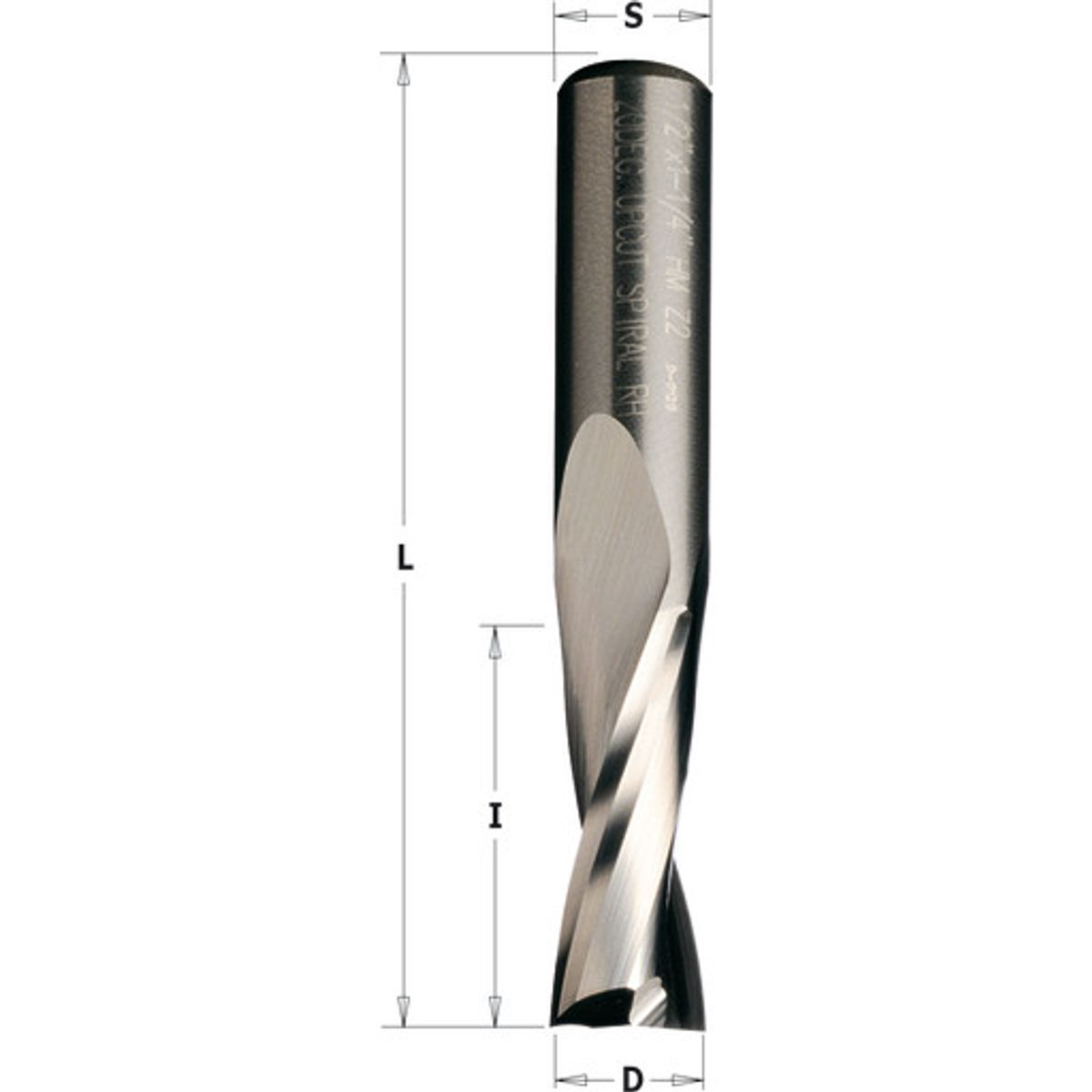 Spiralfræser HM 5x17 8mm