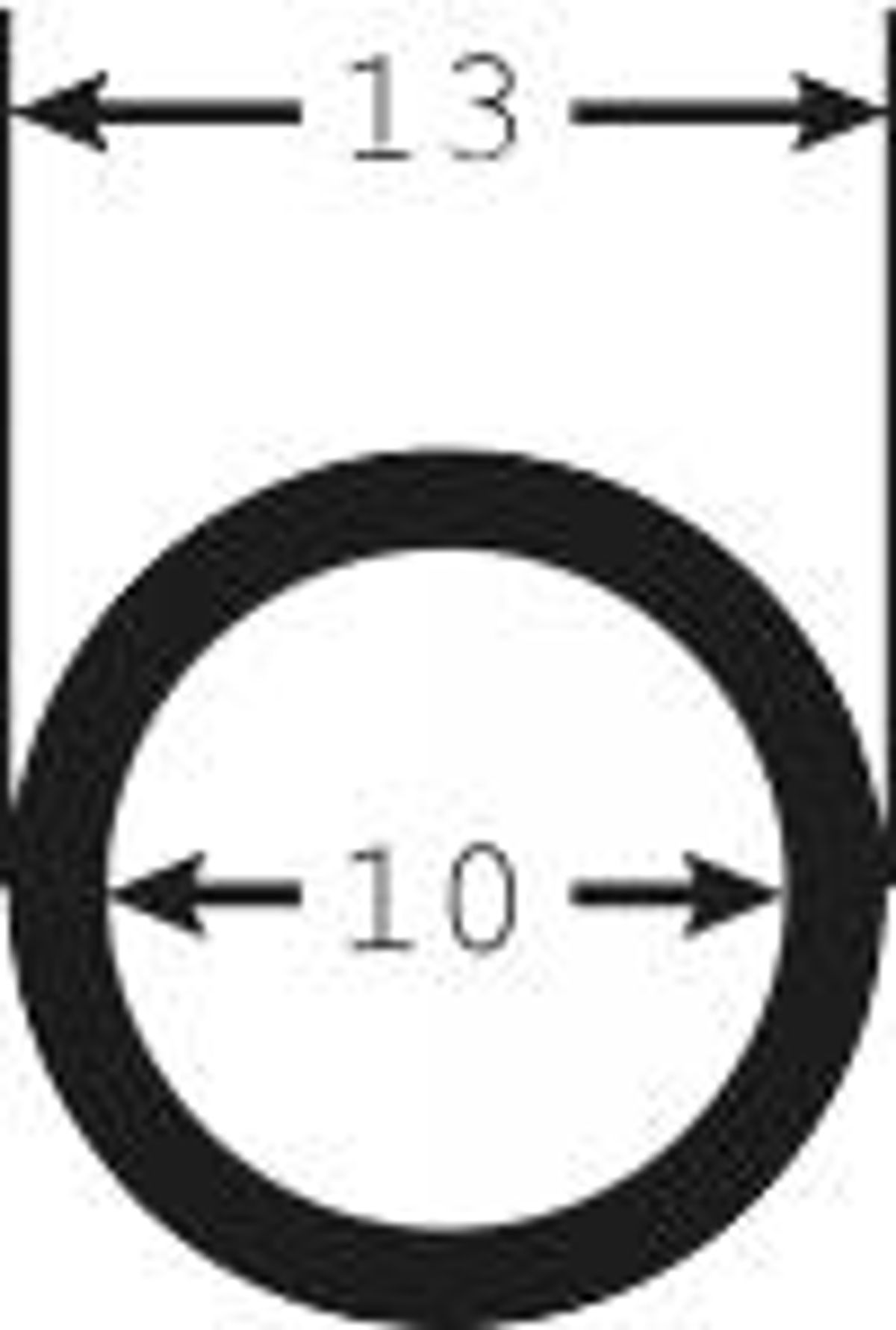 Spiralslange Sort 10/13mm Indv./udv.