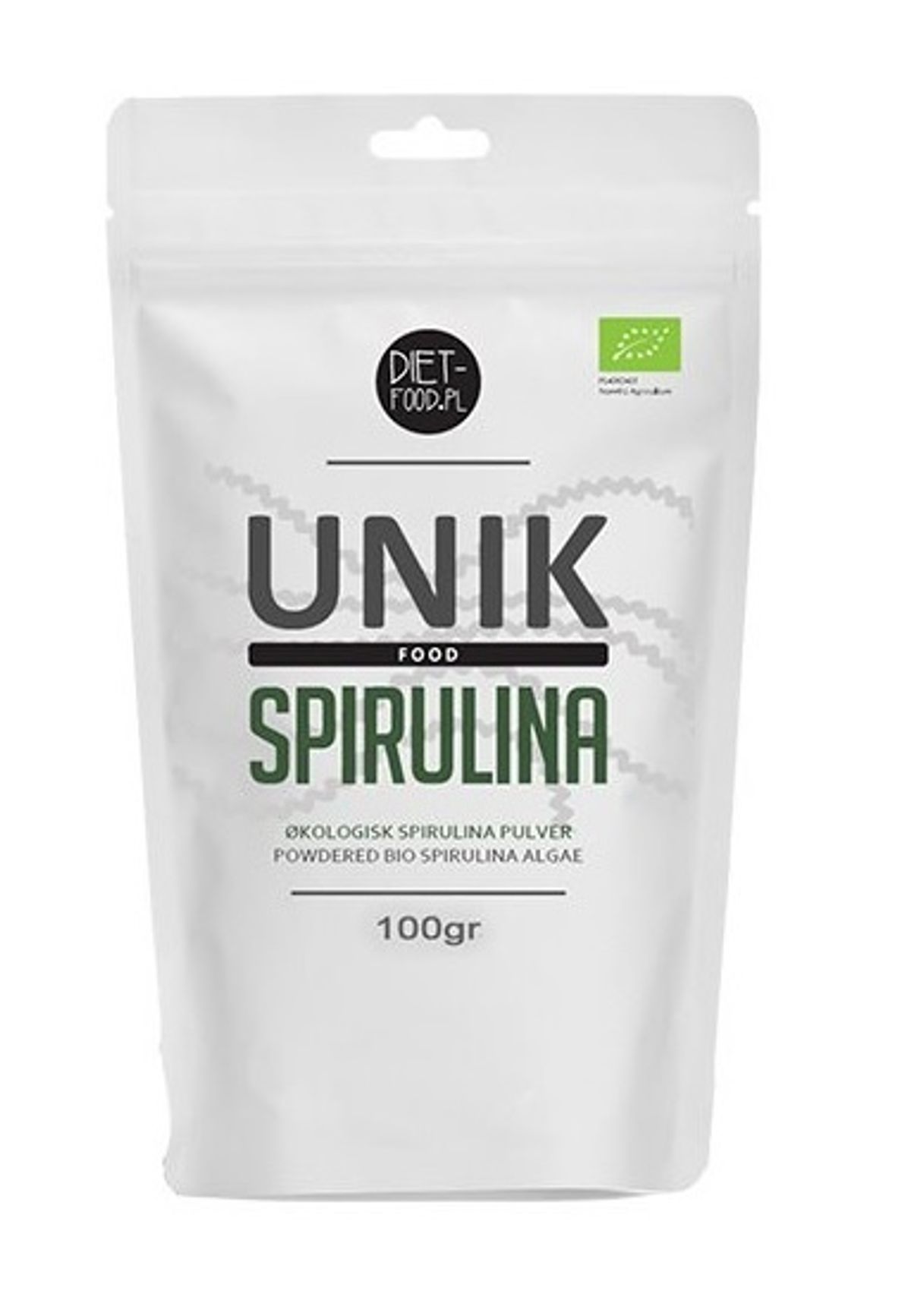 Spirulina pulver Øko. 100g.