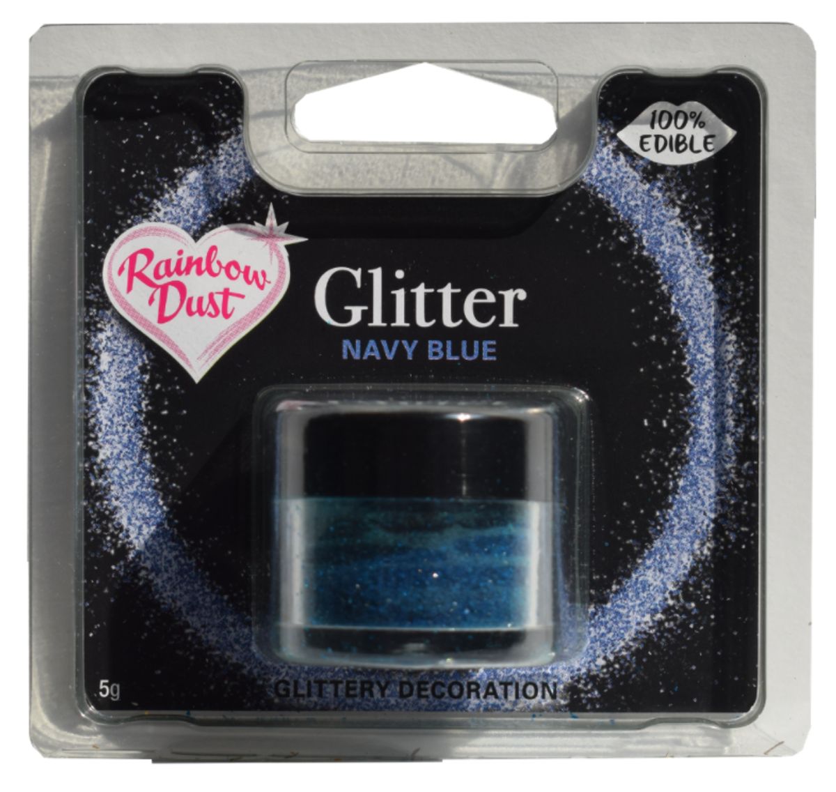 Spiseligt glimmer Navi Blue - Rainbow Dust 5 g