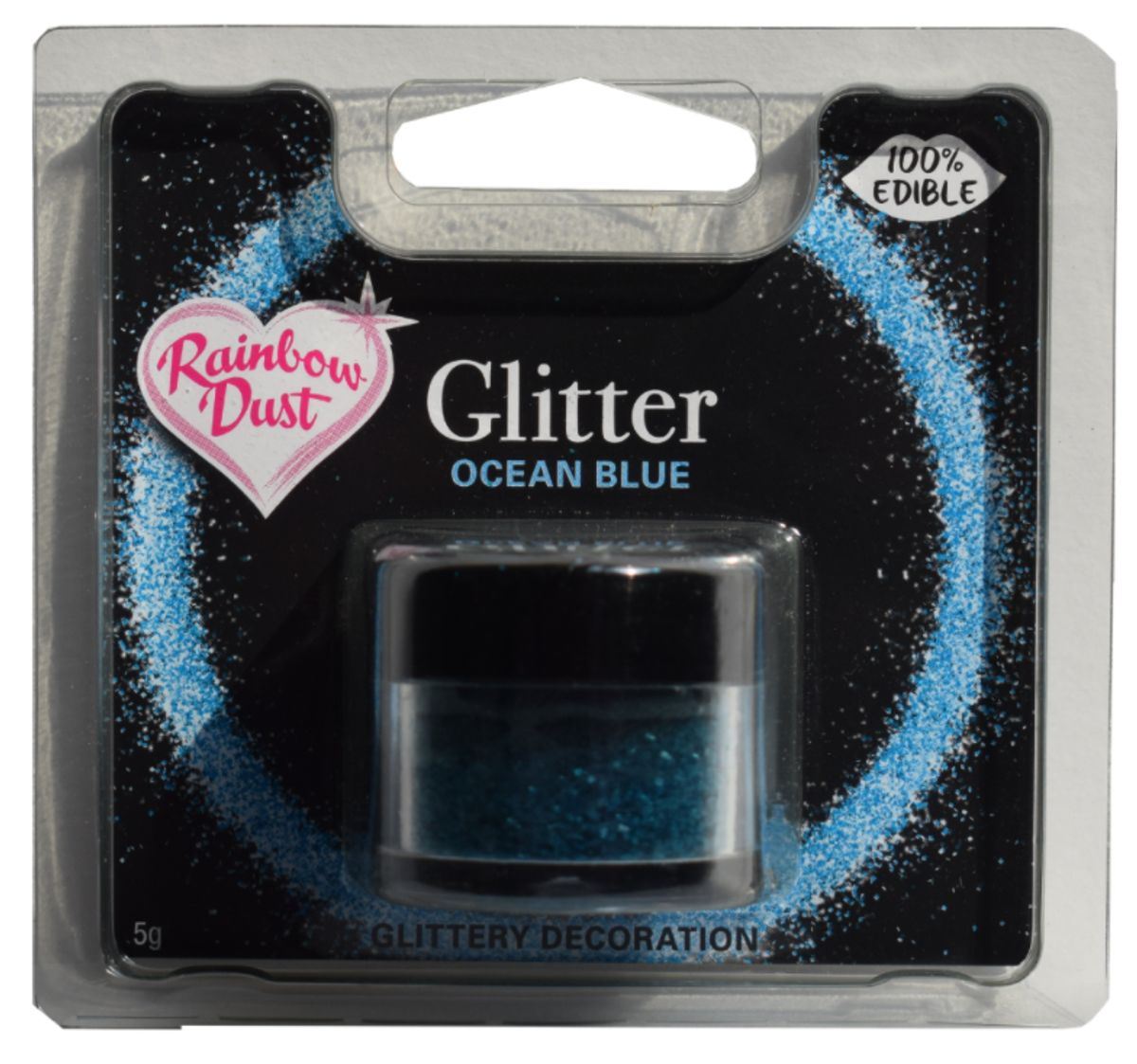 Spiseligt glimmer Ocean Blue - Rainbow Dust 5 g