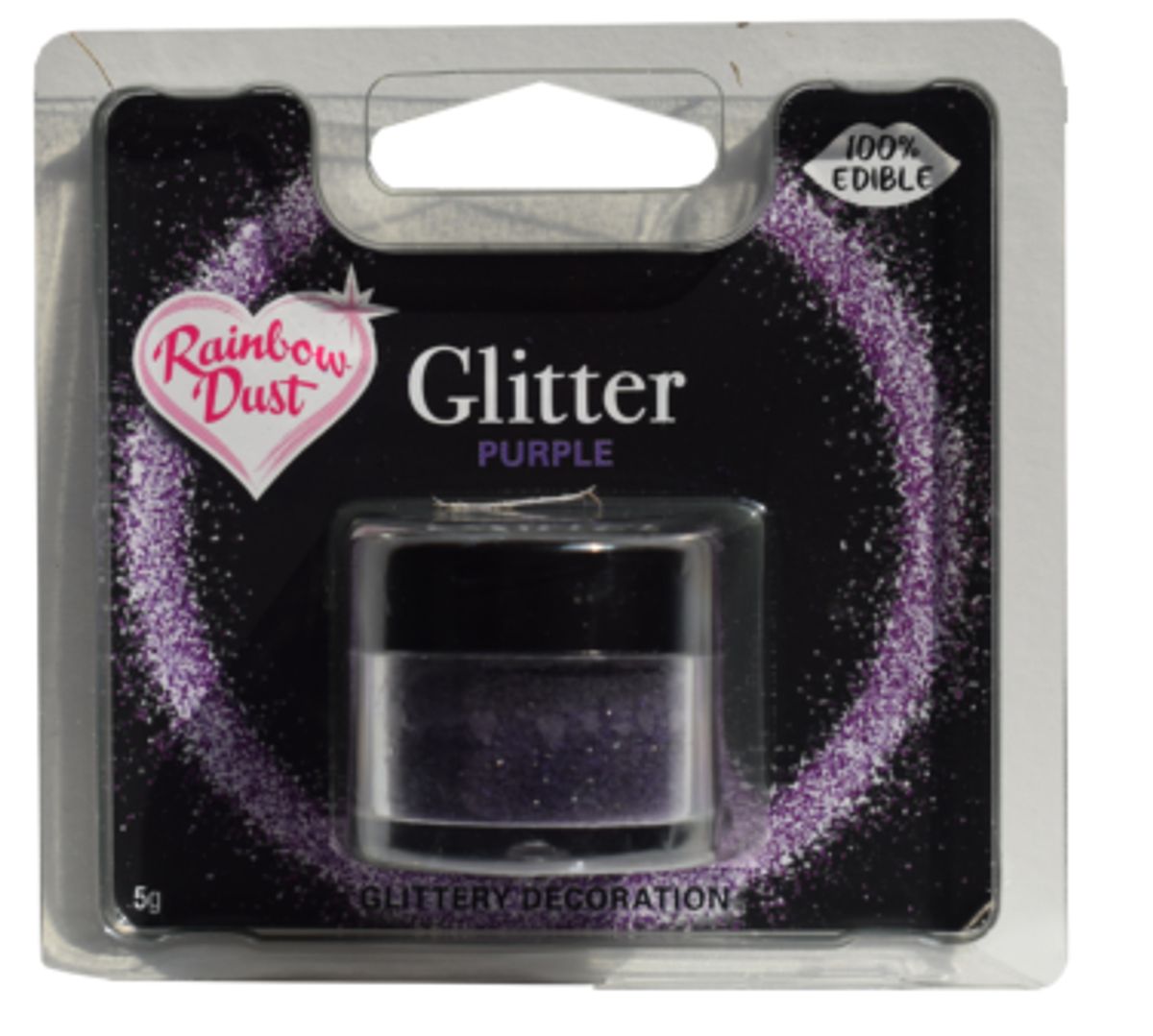 Spiseligt glimmer Purple - Rainbow Dust 5 g