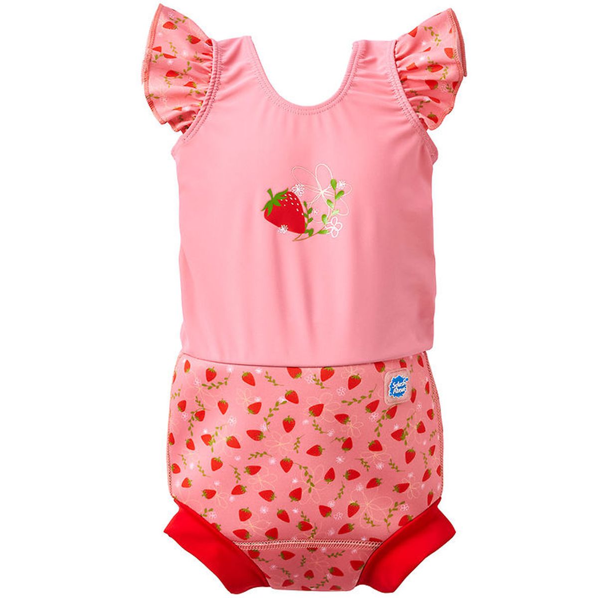 Splash About Blebadedragt - Happy Nappy Costume - Strawberry Fie